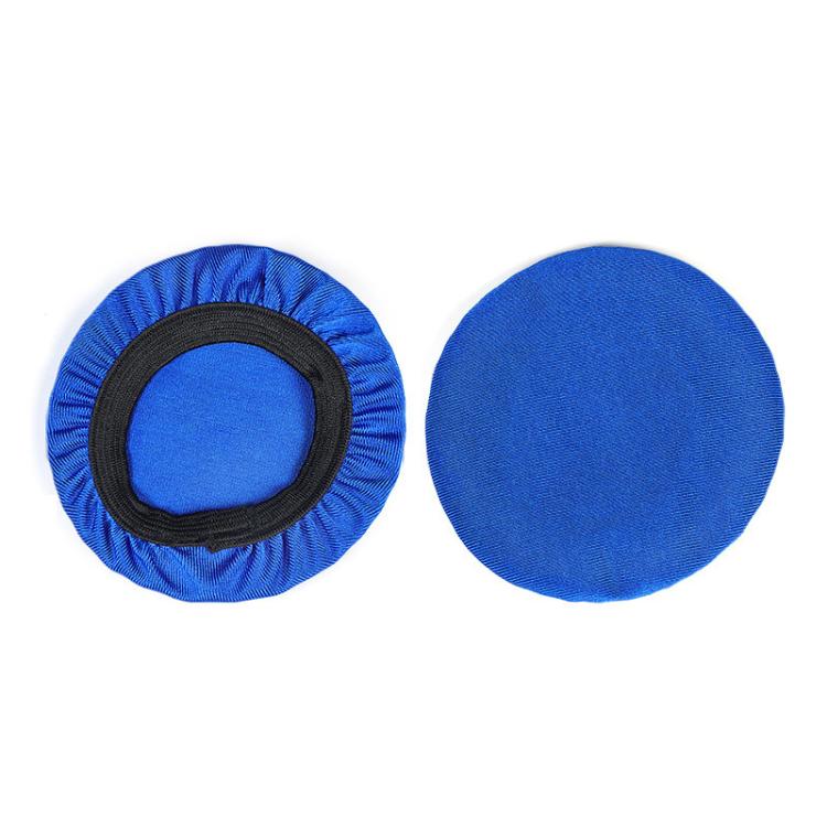 2pcs Universal Round Reusable Headset Dust Cover Sweat-proof Breathable Protective Cover, Color: S Blue by bashfashion