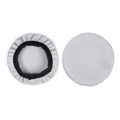 2pcs Universal Round Reusable Headset Dust Cover Sweat-proof Breathable Protective Cover, Color: L Gray by bashfashion