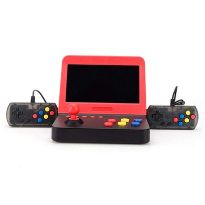 AMPOWN RETRO 7 inch Large Screen Handheld Console Rocker Game Player Open Source Retro Arcade, With Dual Grip(Black Red) by AMPOWN