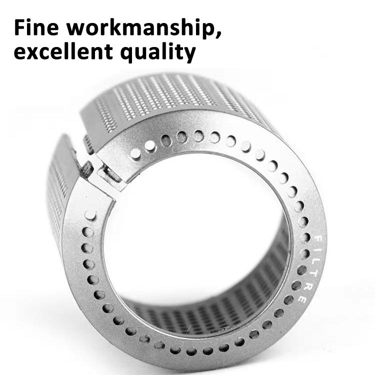 For Dyson HD01 / HD03 / HD08 / HD15 Hair Dryer Open Design Outer Filter Cover Replacement Parts(Silver) by bashfashion