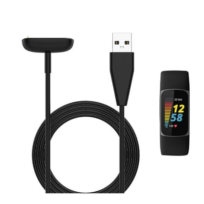 For Fitbit Charge 5 Smart Bracelet Charging Cable Watch Magnetic Charging Cable, Length: 1m by bashfashion
