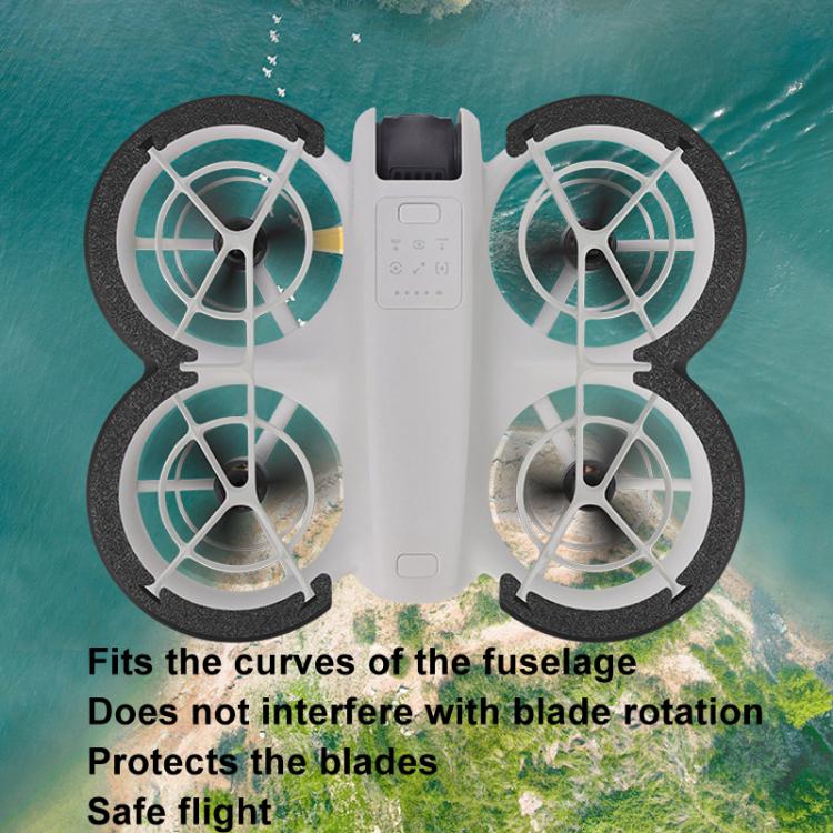 For DJI Neo CQT Impact Protection Cover + Bumper + Folding Stand + Tail Wing 4 In 1 Set(Gray) by CQT