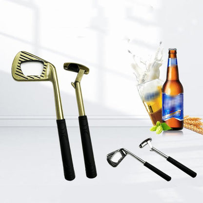 Golf Putter Shape Bottle Opener Zinc Alloy Beer Wine Can Opener, Spec: Gold A Type by bashfashion