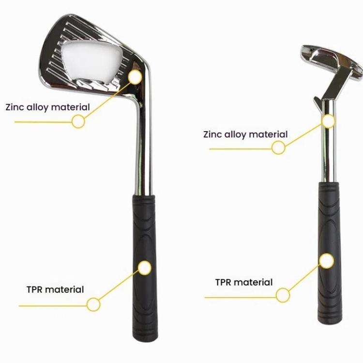 Golf Putter Shape Bottle Opener Zinc Alloy Beer Wine Can Opener, Spec: Gold A Type by bashfashion