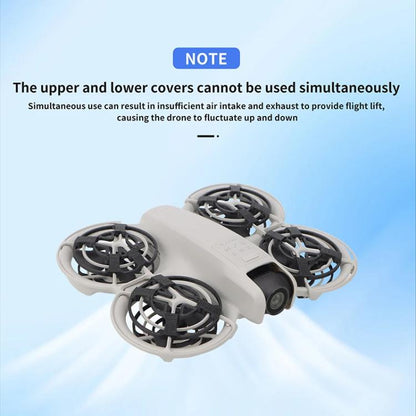 For DJI Neo CQT Drone Landing Scratch Protective Cover Prevent Finger Scratch Protective Cover Accessories, Color: Upper Black by CQT