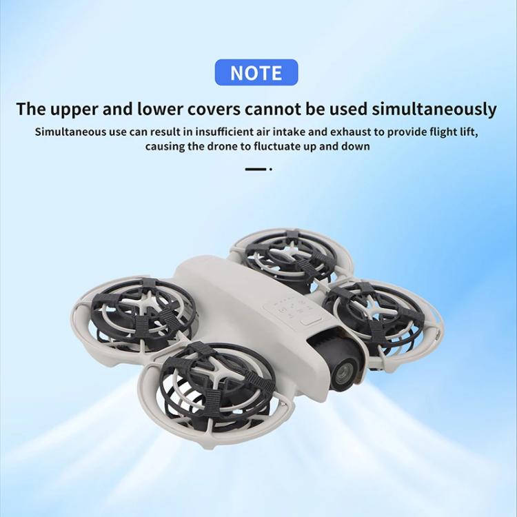 For DJI Neo CQT Drone Landing Scratch Protective Cover Prevent Finger Scratch Protective Cover Accessories, Color: Upper Gray by CQT