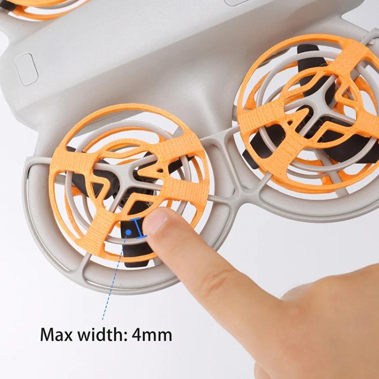 For DJI Neo CQT Drone Landing Scratch Protective Cover Prevent Finger Scratch Protective Cover Accessories, Color: Lower Orange by CQT