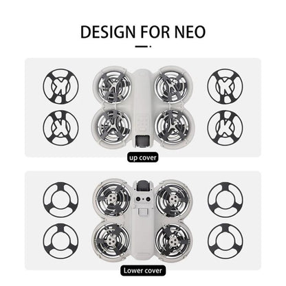 For DJI Neo CQT Drone Landing Scratch Protective Cover Prevent Finger Scratch Protective Cover Accessories, Color: Upper Black by CQT