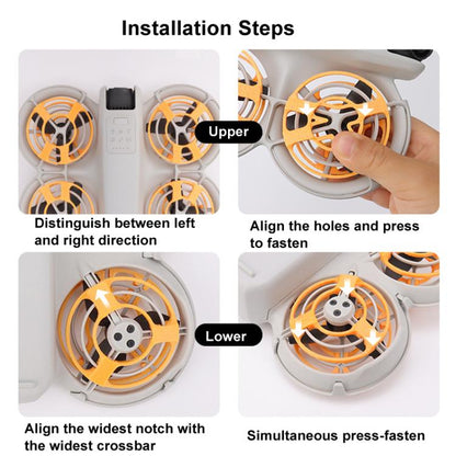 For DJI Neo CQT Drone Landing Scratch Protective Cover Prevent Finger Scratch Protective Cover Accessories, Color: Upper Orange by CQT