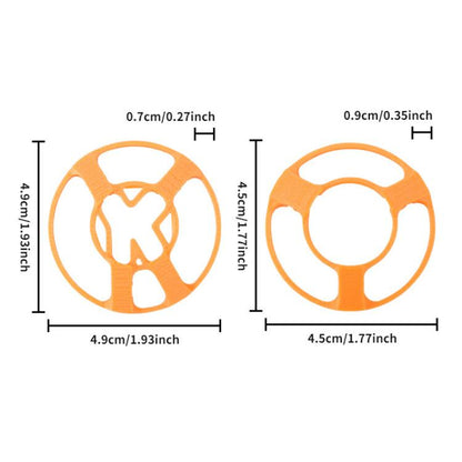 For DJI Neo CQT Drone Landing Scratch Protective Cover Prevent Finger Scratch Protective Cover Accessories, Color: Lower Orange by CQT
