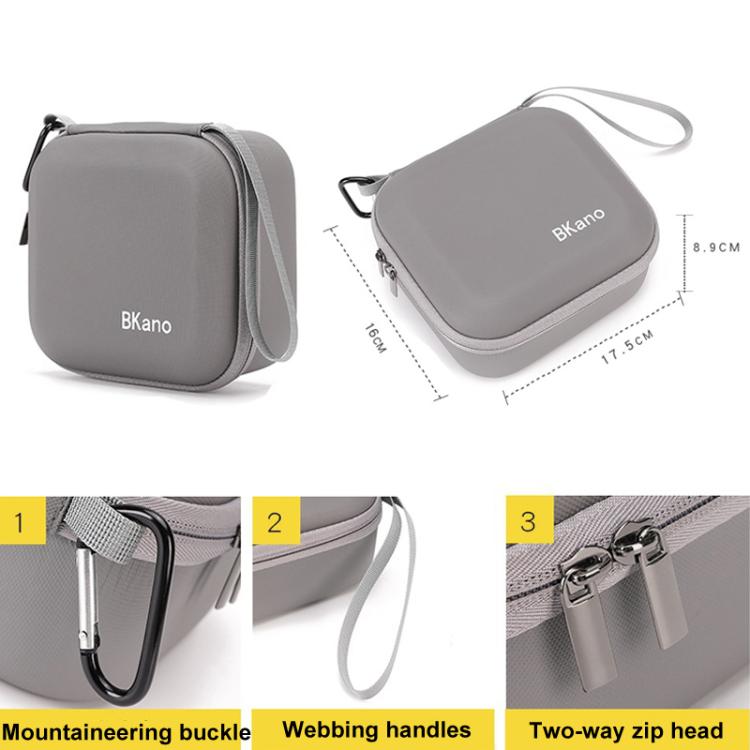For DJI Neo BKANO Portable PU Handheld Storage Bag(Gray) by BKANO