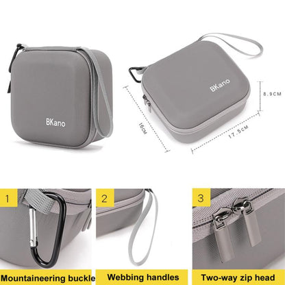 For DJI Neo BKANO Portable PU Handheld Storage Bag(Gray) by BKANO