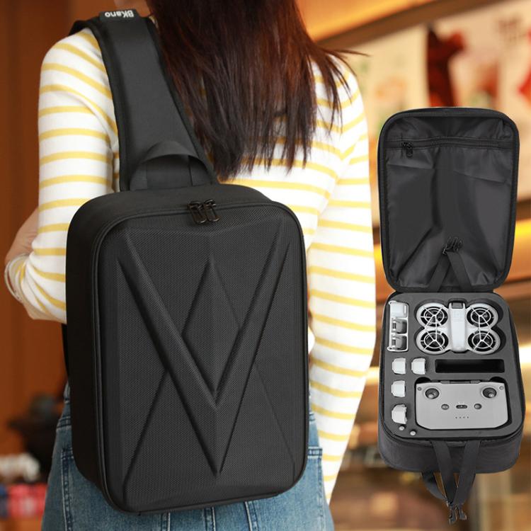For DJI Neo BKANO NE-016 Storage Hard Shell Case Chest Bag(Black) by BKANO