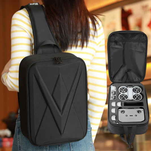 For DJI Neo BKANO NE-016 Storage Hard Shell Case Chest Bag(Black) by BKANO