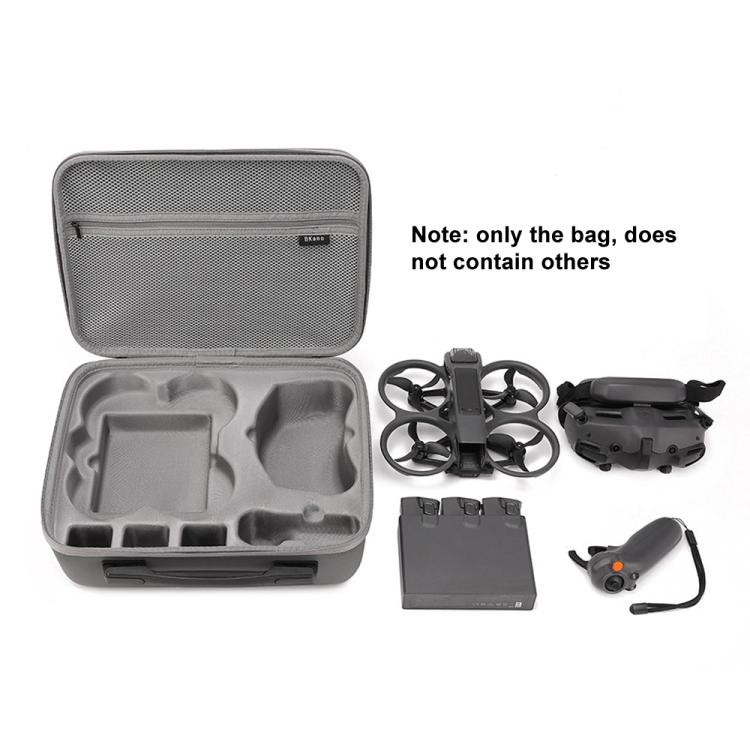 For DJI Avata 2 BKANO Portable Storage Bag Shoulder Crossbody Bag(Black) by BKANO