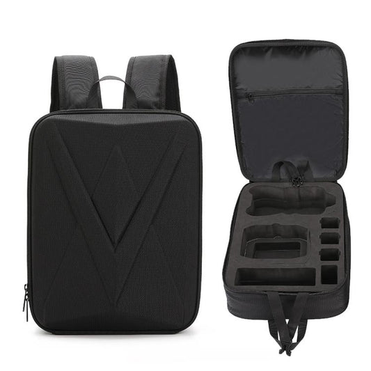 For DJI Air 3 / 3S BKANO AS3-013 Portable Shoulder Bag Hard-shell Storage Backpack(Black) by BKANO