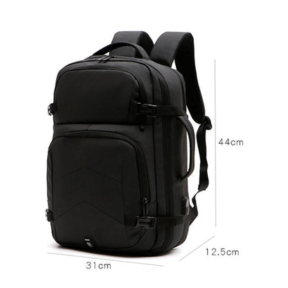 For DJI Air 3 BKANO A3-005 Large Capacity Shoulder Bag Organizer Backpack(Black) by BKANO
