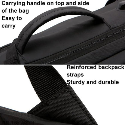For DJI Air 3 BKANO A3-005 Large Capacity Shoulder Bag Organizer Backpack(Black) by BKANO