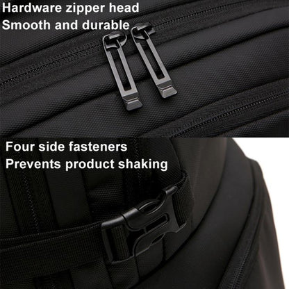 For DJI Air 3 BKANO A3-005 Large Capacity Shoulder Bag Organizer Backpack(Black) by BKANO