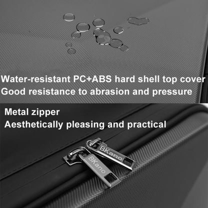 For DJI Air 3S BKANO A3-007 Organizer Backpack Hard-shell Shoulder Bag(Black) by BKANO