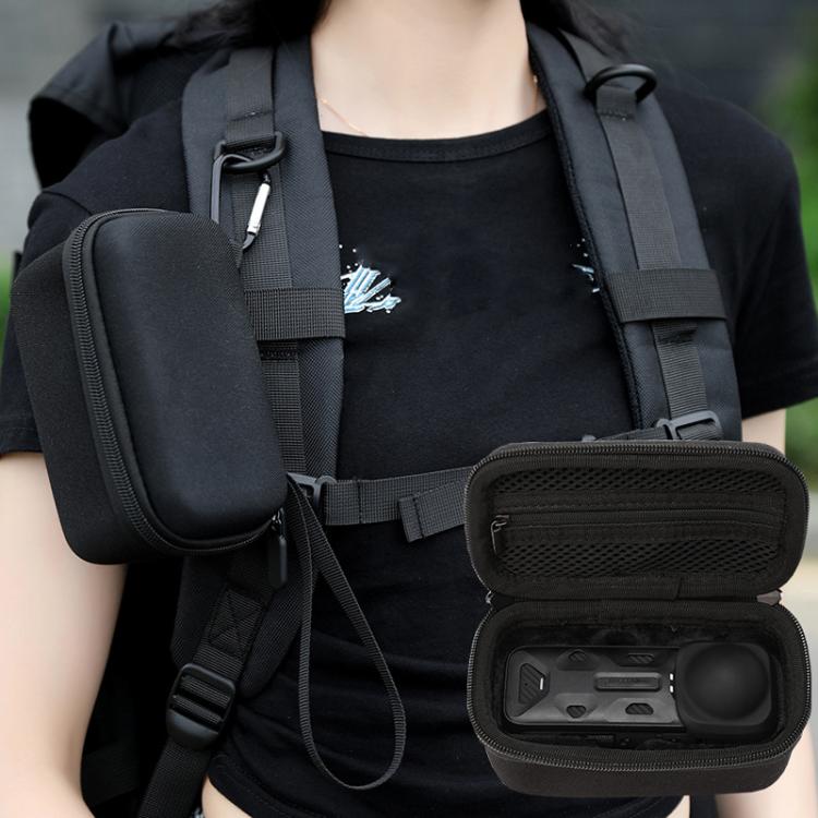 For Insta360 X4 BKANO INX4-001 Body Storage Bag Hard-shell Clutch Bag(Black) by BKANO