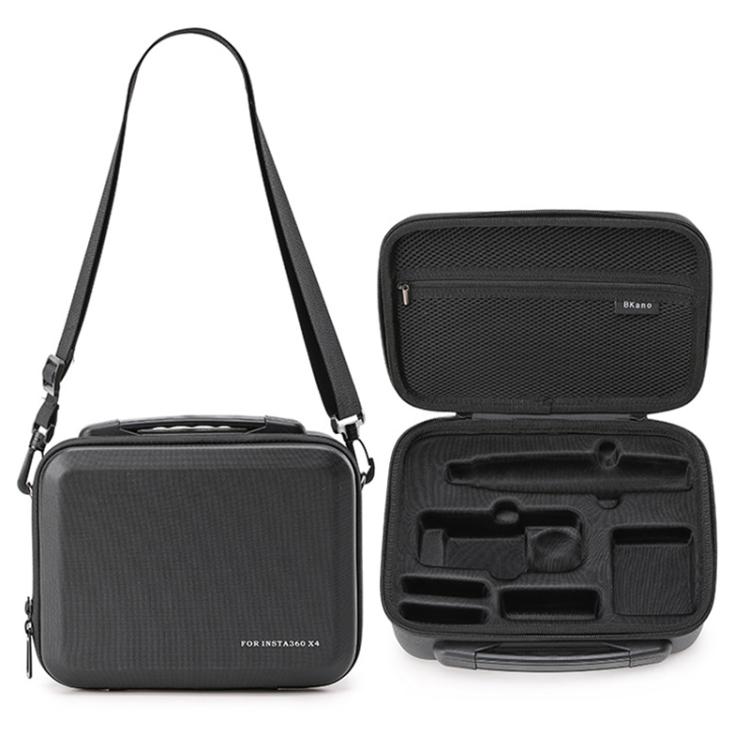 For Insta360 X4 BKANO INX4-002 Shoulder Handheld Storage Bag Crossbody Bag(Black) by BKANO