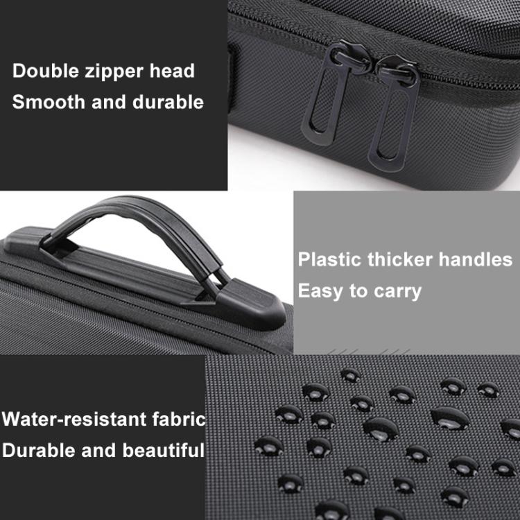 For Insta360 X4 BKANO INX4-002 Shoulder Handheld Storage Bag Crossbody Bag(Black) by BKANO