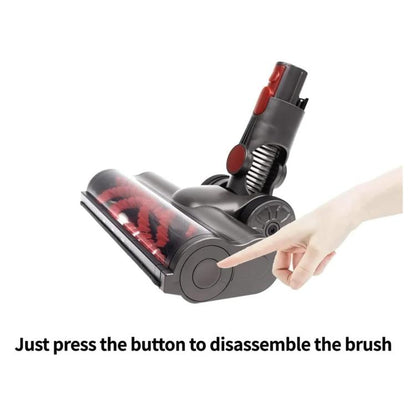 For Dyson V7 / V8 / V10 / V11 / V15 Vacuum Cleaner Floor Brush Carbon Fiber Attachment, Spec: Type 1 by bashfashion