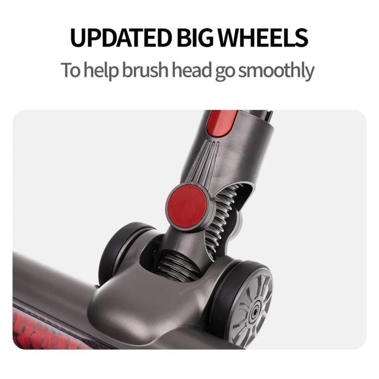 For Dyson V7 / V8 / V10 / V11 / V15 Vacuum Cleaner Floor Brush Carbon Fiber Attachment, Spec: Type 1 by bashfashion