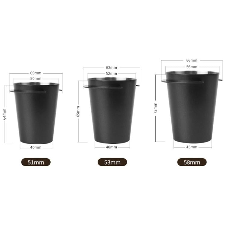 Thickened Coffee Catchers Espresso Machine Handle Catch Tool, Style: 53mm High Temperature Teflon by bashfashion