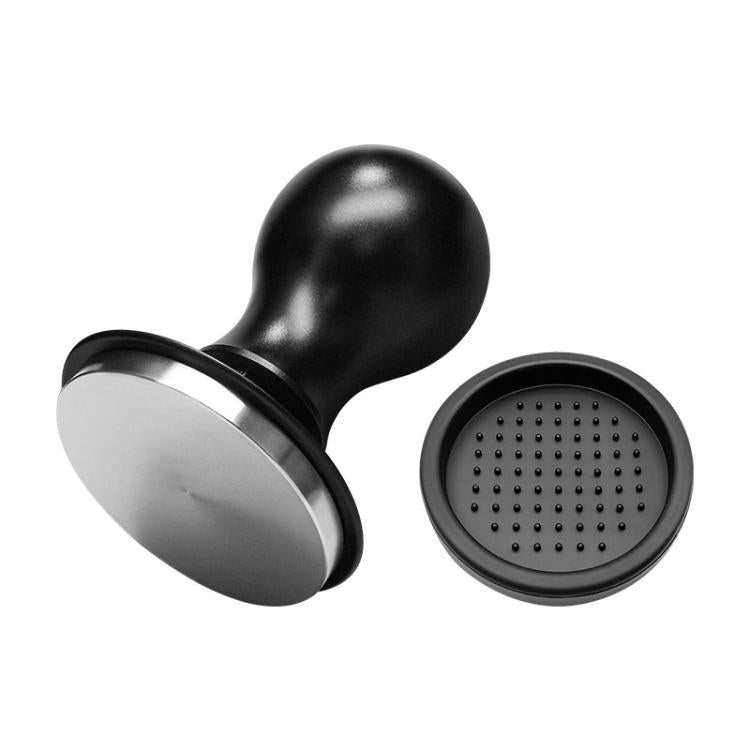 Coffee Constant Pressure Powder Press Adjustable Impact Hammer, Style: Black Flat Bottom+Round Base(51mm) by bashfashion