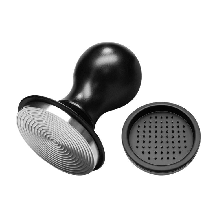 Coffee Constant Pressure Powder Press Adjustable Impact Hammer, Style: Black Thread+Round Base(53mm) by bashfashion