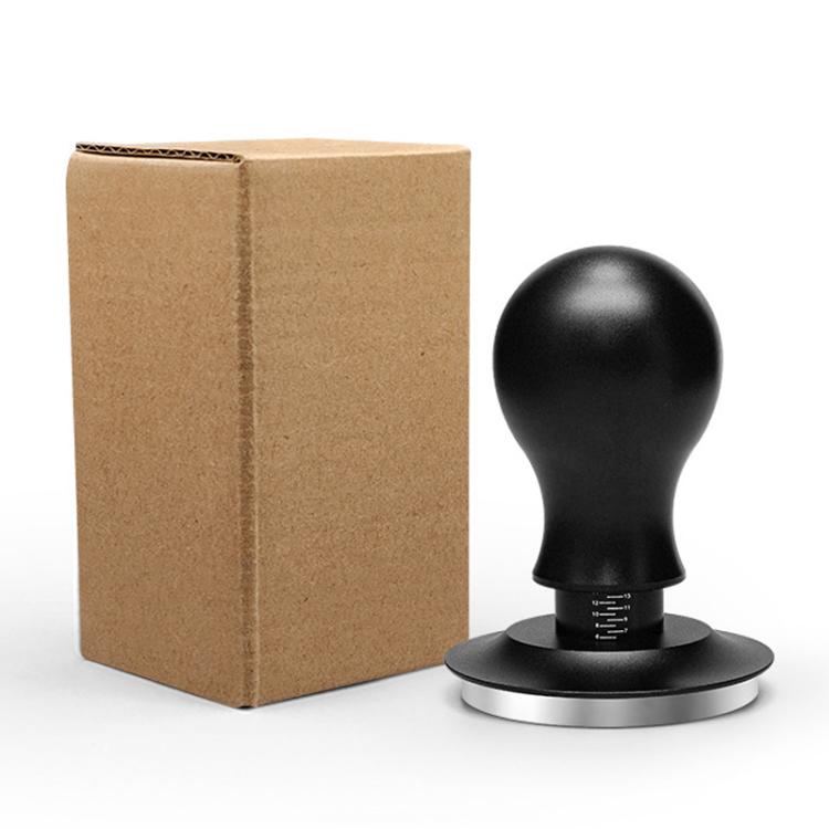Coffee Constant Pressure Powder Press Adjustable Impact Hammer, Style: Black Thread+Round Base(53mm) by bashfashion
