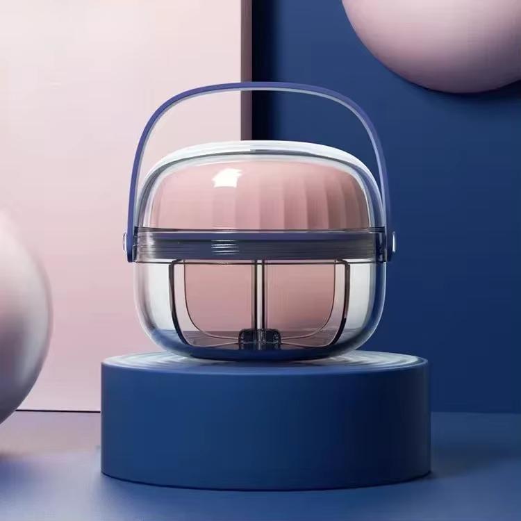 Portable Pill Box Sealed Waterproof Pill Dispenser Drugs Medicine Organizer Dispenser Box, Color: Small Pink by bashfashion