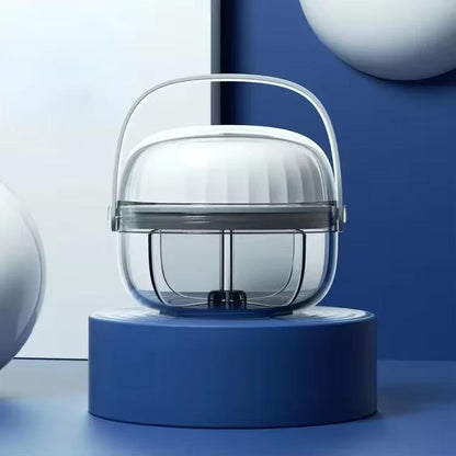 Portable Pill Box Sealed Waterproof Pill Dispenser Drugs Medicine Organizer Dispenser Box, Color: Small Gray by bashfashion