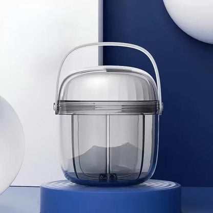 Portable Pill Box Sealed Waterproof Pill Dispenser Drugs Medicine Organizer Dispenser Box, Color: Large Gray by bashfashion