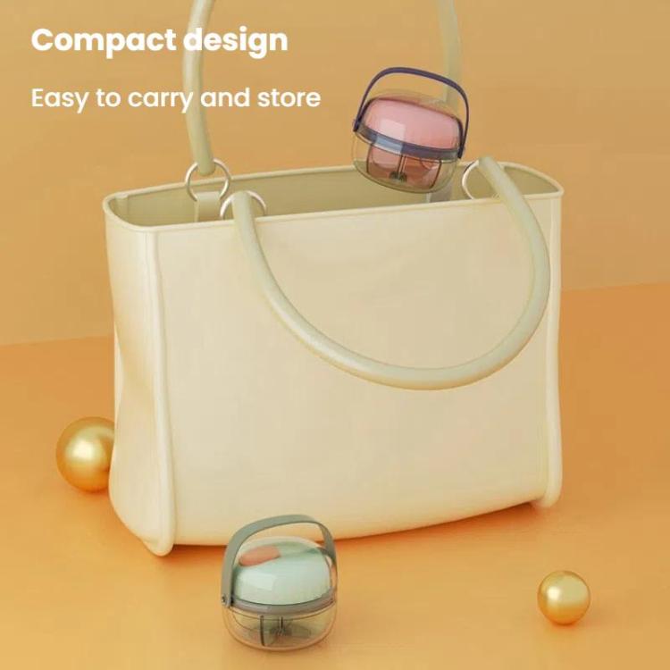 Portable Pill Box Sealed Waterproof Pill Dispenser Drugs Medicine Organizer Dispenser Box, Color: Small Gray by bashfashion