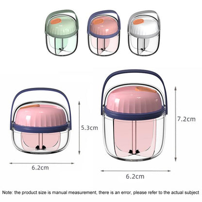 Portable Pill Box Sealed Waterproof Pill Dispenser Drugs Medicine Organizer Dispenser Box, Color: Large Green by bashfashion