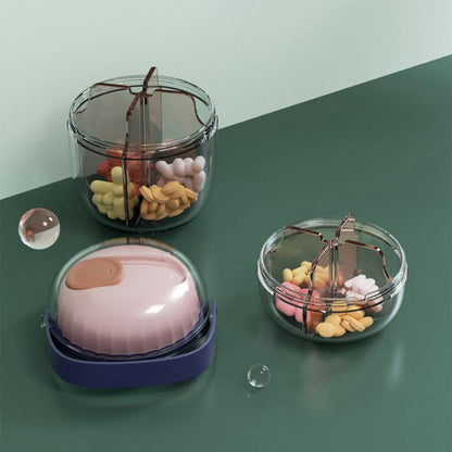 Portable Pill Box Sealed Waterproof Pill Dispenser Drugs Medicine Organizer Dispenser Box, Color: Small Green by bashfashion