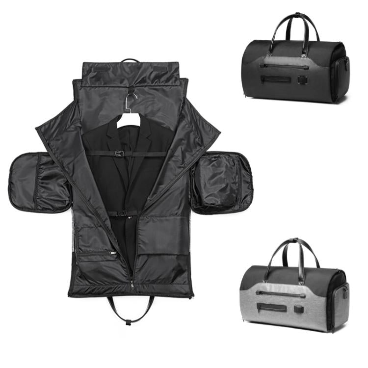 Ozuko 20 Inch Travel Business Foldable Waterproof Handbag(Black) by Ozuko