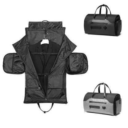 Ozuko 20 Inch Travel Business Foldable Waterproof Handbag(Black) by Ozuko