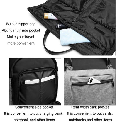 Ozuko 20 Inch Travel Business Foldable Waterproof Handbag(Black) by Ozuko