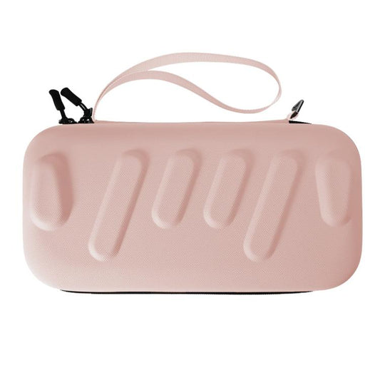 For Nintendo Switch / Switch OLED Storage Bag Portable Hard Shell Handbag US Plug Version(Pink) by bashfashion