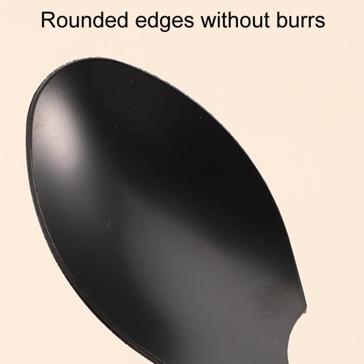 2pcs 10 In 1 Outdoor Camping Picnic Multifunctional Portable Fork and Spoon Tool(Black) by bashfashion