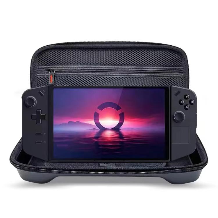 For Lenovo Legion Go Storage Bag EVA Hard Shell Handbag(Black) by bashfashion