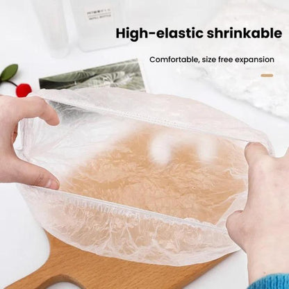 150pcs /Pack Disposable Shower Caps Waterproof Clear Hair Cap 23.5cm by bashfashion