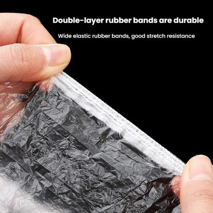 150pcs /Pack Disposable Shower Caps Waterproof Clear Hair Cap 23.5cm by bashfashion