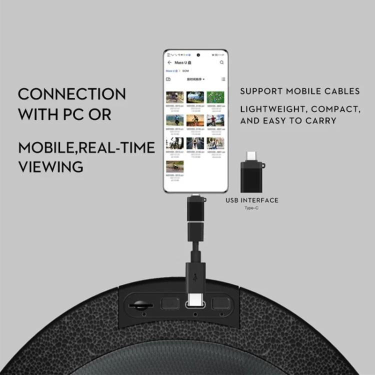 Anytek RAW2 Smart Helmet Recorder Cycling Head Mounted Outdoor Anti-Shake Sports Camera(Black) by Anytek