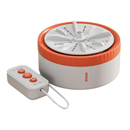 Mini Portable Underwear Socks Turbine Washing Machine, Color: Orange Standard by bashfashion