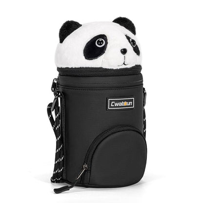 Cwatcun D162 Large Camera Lens Cylinder Cartoon Panda Camera Lens Protective Cover by Cwatcun